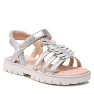 Sandały damskie - Geox Sandały J S.Starblush G.C J25FYC 0NF07 C1007 M Silver - miniaturka - grafika 1