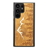 Etui i futerały do telefonów - Drewniane Etui Bewood Samsung Galaxy S23 Ultra GÓRY IMBUIA - miniaturka - grafika 1