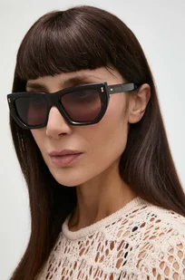 Gucci okulary przeciwsłoneczne damskie kolor brązowy GG1520S - Okulary przeciwsłoneczne - miniaturka - grafika 1