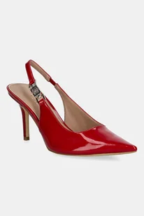 Guess szpilki NASSHA5 kolor czerwony FLTNS5 PAF05 - Czółenka - miniaturka - grafika 1