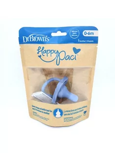 Dr.Browns PS11008 Smoczek uspokajający 0-6 m niebieski ][ MA_775914 - Smoczki uspokajające - miniaturka - grafika 2