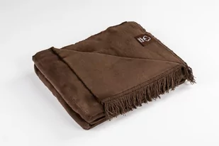 Koc Bawełniano-Akrylowy 150X200 Brązowy - Koce - miniaturka - grafika 1