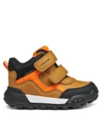 Buty dla chłopców - Geox Śniegowce B Trekkyup B Abx B566LB 0MEFU C2G9B M Żółty - miniaturka - grafika 1