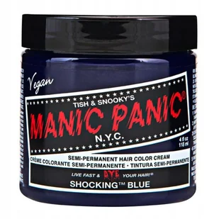 Manic Panic, Farba do włosów Classic, Shocking Blue, 118ml - Farby do włosów i szampony koloryzujące - miniaturka - grafika 1