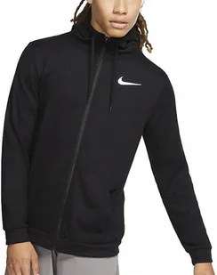 Bluza męska Nike DRI-FIT CJ4317-010 CZARNA Z KAPTUREM ROZPINANA L - Bluzy męskie - miniaturka - grafika 1