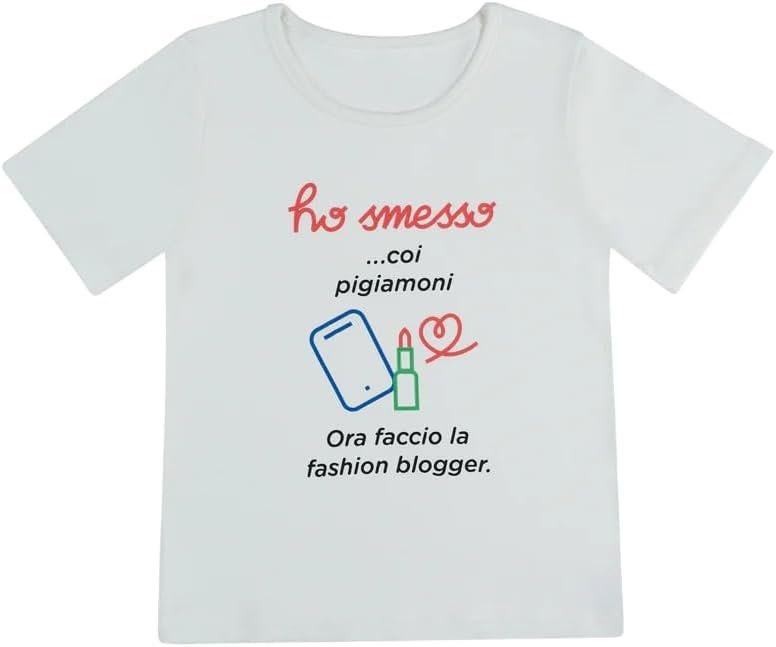 Koszulka Dziewczęca T-shirt Bawełniany Miękki Zabawny Biały 140 cm