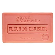Mydła - Mydło marsylskie prowansalskie Kwiat Wiśni 100g - miniaturka - grafika 1