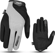 Rękawiczki rowerowe - Vivo Rękawiczki rowerowe Vivo SB-01-9514-E czarno-szare XXL - miniaturka - grafika 1