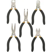 Kombinerki i obcęgi - Topex Szczypce precyzyjne, zestaw 5 szt. TOP-32D755 - miniaturka - grafika 1