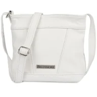 Torebki damskie - Torebka damska skórzana listonoszka mała premium biała klasyczna Beltimore - miniaturka - grafika 1