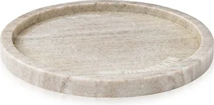 Taca Humdakin Marble 22 cm beżowa - Tace i patery - miniaturka - grafika 1