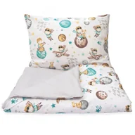 Pościel dla dzieci - POŚCIEL 160x100 DZIECIĘCA 2EL 100x160 + POSZEWKA 50X60 DO ŁÓŻECZKA ŁÓŻKA - miniaturka - grafika 1