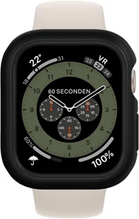 ETUI APPLE IWATCH SERII 9/8/7/ 41mm CZARNA RAMKA WYSOKA OCHRONA SOLIDNE - Akcesoria do smartwatchy - miniaturka - grafika 1