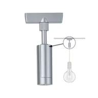 Akcesoria do oświetlenia - Paulmann URail adapter Universal, 50W, chrom - miniaturka - grafika 1