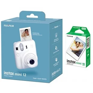 CAMERA INSTANT W/10SH GLOSSY/INSTAX MINI 12 WHITE FUJIFILM - Aparaty natychmiastowe - miniaturka - grafika 1
