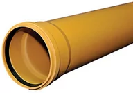 Odwodnienia, kanały i akcesoria - Wavin Rura kanalizacyjna zewnętrzna PVC 200x5.9x1000, klasa S, lita - miniaturka - grafika 1