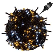 Oświetlenie świąteczne - VOLTRONIC Lampki choinkowe 40 m - ciepła / zimna biała dioda 400 LED - miniaturka - grafika 1