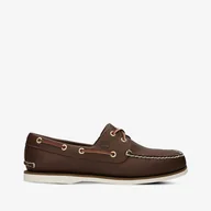 Botki męskie - stringate uomo timberland tb1740352141 - classic boat brown - miniaturka - grafika 1