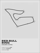 Plakaty - Red bull ring, Austria, gray - plakat Wymiar do wyboru: 21x29,7 cm - miniaturka - grafika 1
