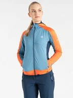 Kurtki damskie - Dare 2b Kurtka polarowa "Traversing Core" w kolorze niebiesko-pomarańczowym - miniaturka - grafika 1