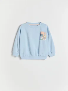 Reserved - Bluza oversize Król Lew - jasnoniebieski - Bluzy i sweterki niemowlęce - miniaturka - grafika 1