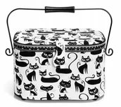 Pasmanteria - koszyczek na przybory do szycia PRYM 612029 KOTY . - miniaturka - grafika 1
