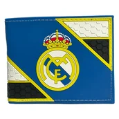 Portfele - Portfel Rozkładany Niebieski Real Madryt Suwak - miniaturka - grafika 1
