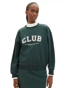 TOM TAILOR Denim Bluza damska, 21525 - Huntsman Green, L - Bluzy damskie - miniaturka - grafika 1