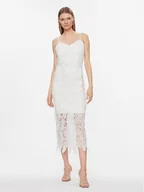 Sukienki - YAS Sukienka koktajlowa Toni 26032058 Biały Regular Fit - miniaturka - grafika 1