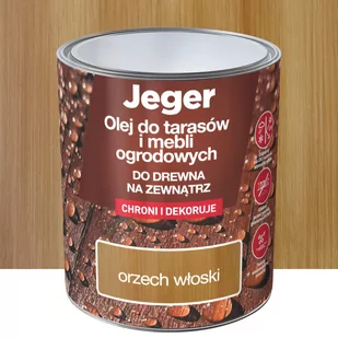 Olej do tarasów Orzech włoski 0.7 l Jeger 5904804910518 - Narzędzia glazurnicze - miniaturka - grafika 1