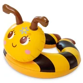 Materace dmuchane i koła do pływania - Kółko do pływania na basen, pszczółka, Intex, 58x55 cm, żółty - miniaturka - grafika 1