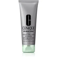 Maseczki do twarzy - Clinique Oczyszczanie All About Clean 2-in-1 Charcoal Mask + Scrub 100 ml - miniaturka - grafika 1