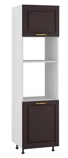 Bristol Słupek Pod Zabudowę Piekarnika/Mikrofalówki Wysoki Dpp-60-38-220 Hk-Xs Blum Czarny Mat - Meble kuchenne - miniaturka - grafika 1