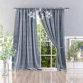 Zasłony - Zasłona Welur Esti Siła Morskiej Fali 135x250cm 135 x 250[cm] - miniaturka - grafika 1