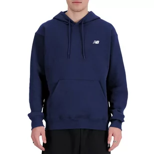 Bluza New Balance MT41508NNY - granatowa - Bluzy sportowe męskie - miniaturka - grafika 1