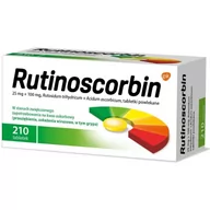 Przeziębienie i grypa - Rutinoscorbin 25 mg + 100 mg, 210 tabletek powlekanych - miniaturka - grafika 1