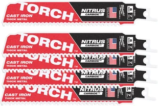 MILWAUKEE SAW BLADE S TCT TORCH NITRUS 150mm/8T /5pcs. - Brzeszczoty - miniaturka - grafika 1