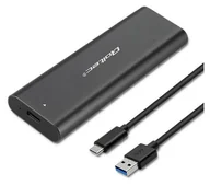 Obudowy i kieszenie na dyski twarde - Qoltec kieszeń do dysków M.2 NVME PCI-E SSD USB typ C 50312 - miniaturka - grafika 1