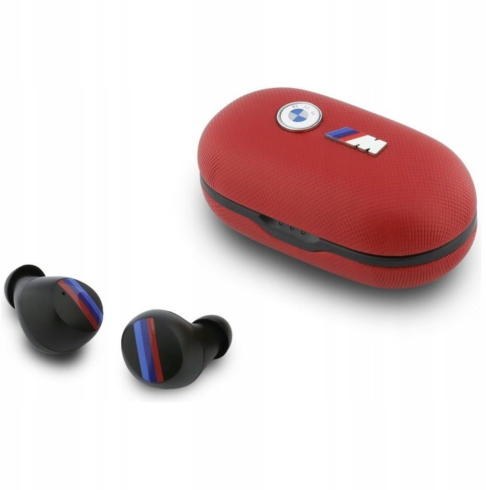 BMW TWS M Metal Logo ENC czerwony