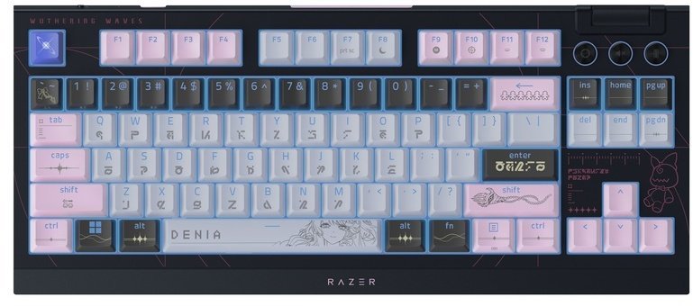 Razer BlackWidow V4 TKL HyperSpeed Wireless US Orange Wuthering Waves Edition RZ03-05481200-R3M1