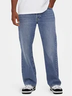 Spodnie męskie - Only & Sons Jeansy Fade 22026781 Niebieski Loose Fit - miniaturka - grafika 1