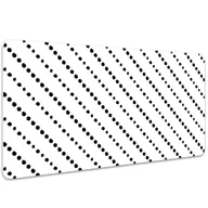 Podkładki na biurko - Mata na biurko Kropki skośne linie 100x50 cm - miniaturka - grafika 1