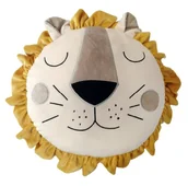 Kołdry i poduszki dla dzieci - Poduszka pluszowa przytulanka Safari Lew - miniaturka - grafika 1