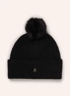 Tommy Hilfiger Czapka schwarz - Czapki damskie - miniaturka - grafika 1