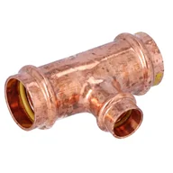 Łączniki, trójniki, kształtki - CONEX Trójnik redukcyjny 28x18x28 B Press Gas - miniaturka - grafika 1