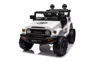 Auto Na Akumulator Toyota FJ Biała 4x4 - Tory, garaże, parkingi - miniaturka - grafika 1