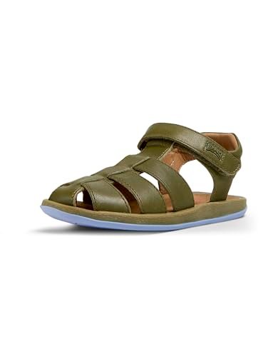 Camper Sandały chłopięce Bicho 80177 T-Strap, Średni zielony 073, 30 EU