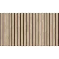 Tapety - Tapeta flizelinowa Expansio lamele 3D dębowe beżowy - miniaturka - grafika 1