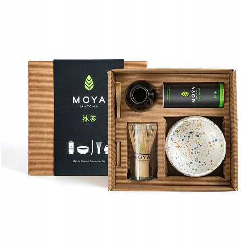 Zestaw do matchy ceremonialny Moya Matcha Tradycyjna i czarka Kusama