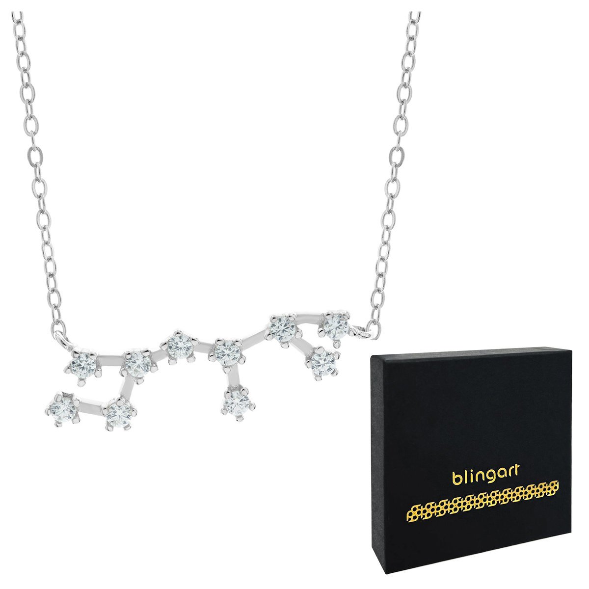 Naszyjnik srebrny znak zodiaku STRZELEC